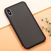 Voor iPhone XS Max TPU + PC Volledige dekking Anti-val beschermhoes (zwart + oranje)