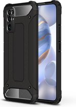 Voor Huawei Honor 30 Magic Armor TPU + PC Combinatie Case (Zwart)