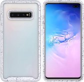 Voor Galaxy S10 Plus Shockproof Starry Sky PC + TPU beschermhoes (wit)