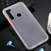 Voor Xiaomi Redmi Note 8 Skin Hand Feeling Series Anti-fall Frosted PC + TPU Case (transparant)