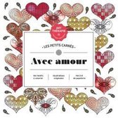 Les Petits Carrés AVEC AMOUR - Kleurboek voor volwassenen