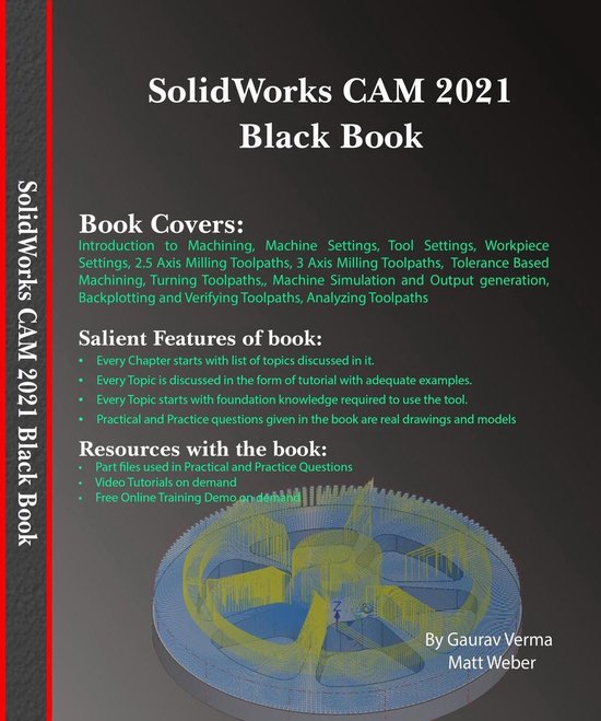 SolidWorks CAM 2021 Black Book - cover