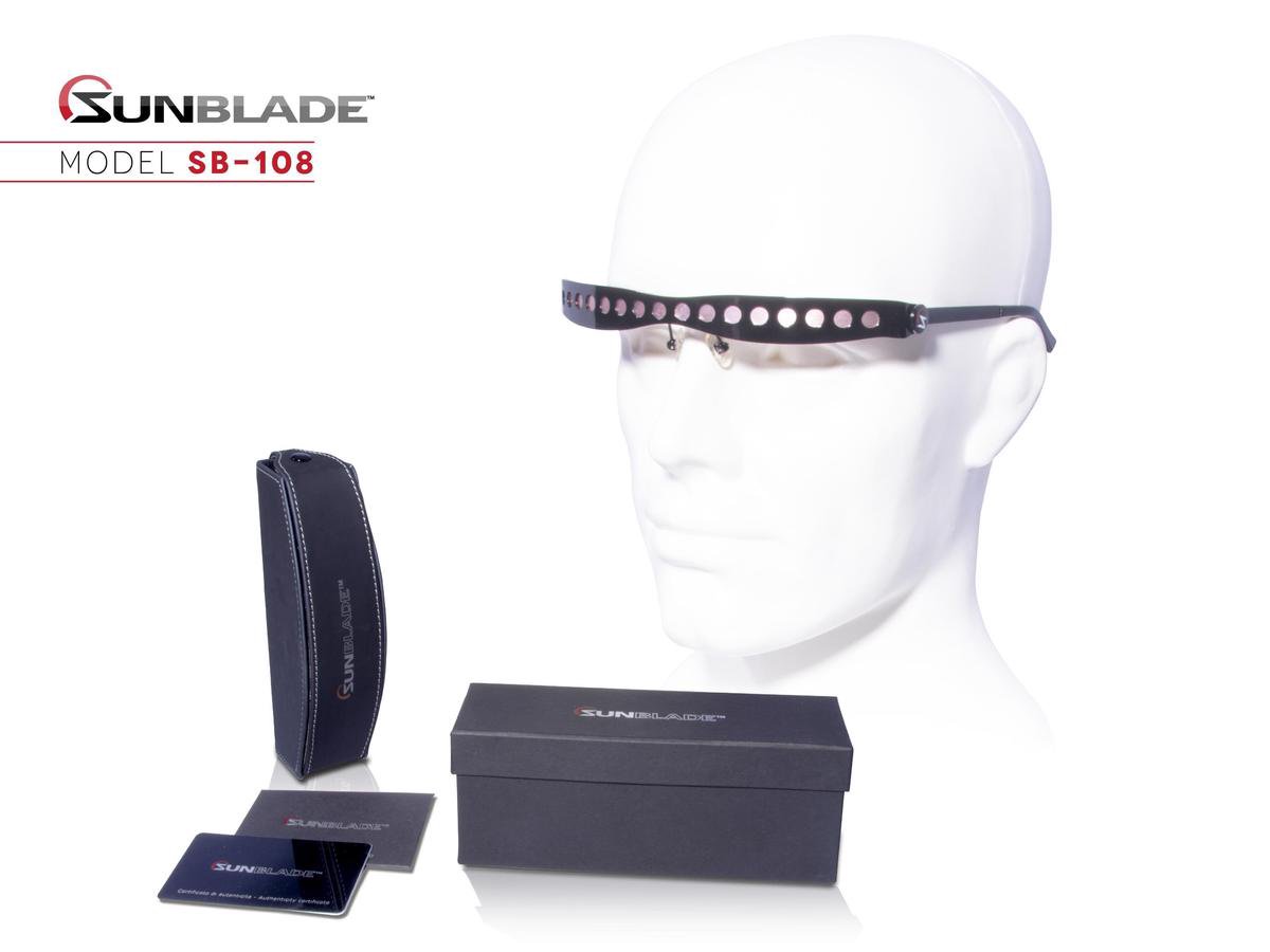 Sunblade SB-108B Fashion - Design zonnebril - Uniek ontwerp zonder glazen!