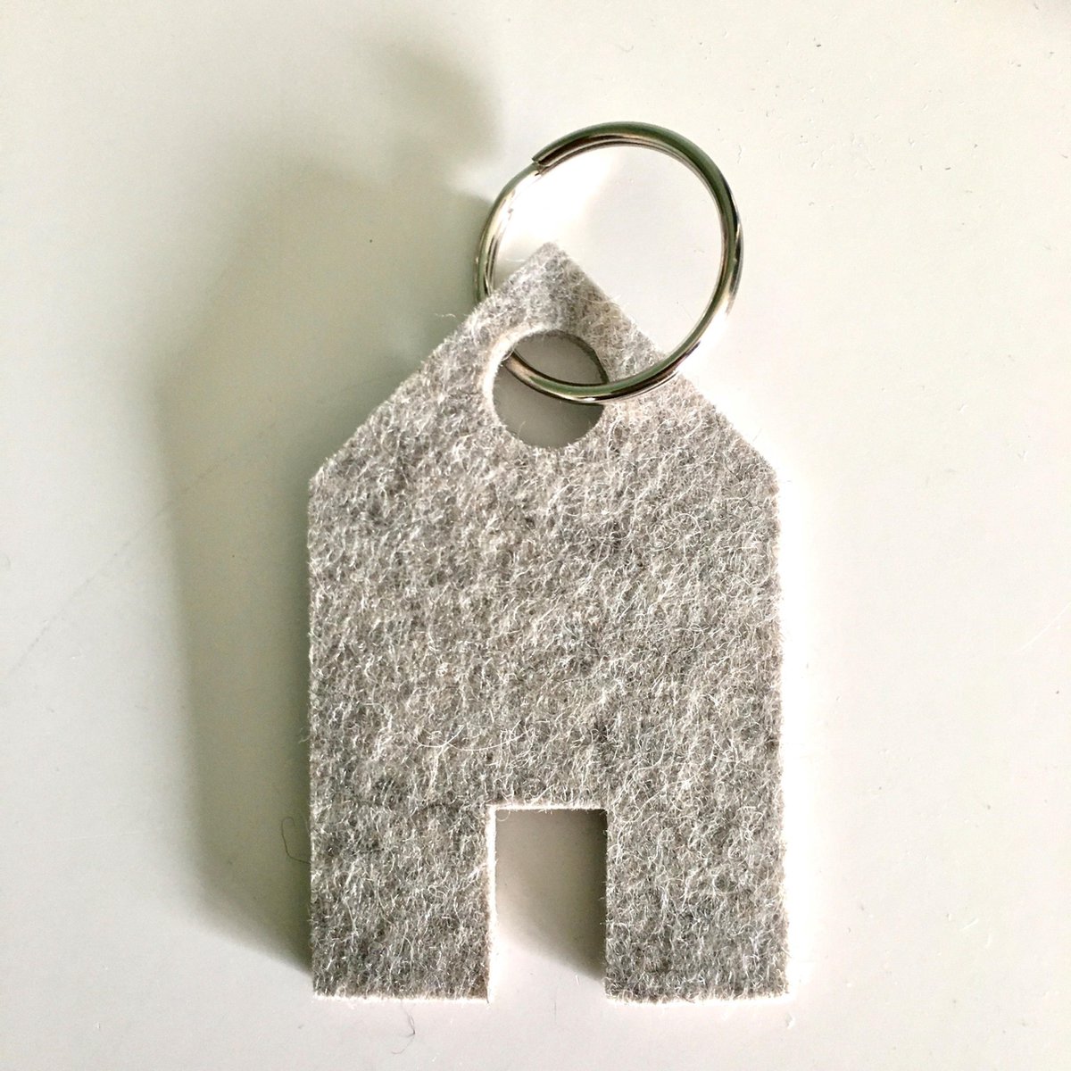 sleutelhanger huis vilt