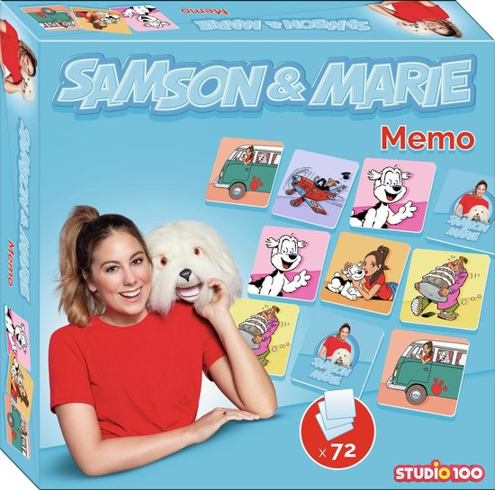 Afbeelding van het spel Samson & Marie  - Memo spel - 72 kaaartjes