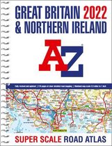 Great Britain A-Z Super Scale Road Atlas 2022 (A3 Spiral)