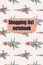 Shopping List Notebook