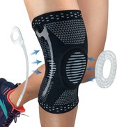 Knie brace - Knie ondersteuning - Knee wraps - Kniebrace - Kniebandage ondersteuning - Knie bandage - Knie steun - Maat M - Able & Borret