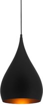 Fantasia hanglamp Ronin - Zwart - Goud - Dimbaar - Dia 25cm