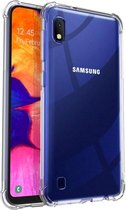 Samsung Galaxy A10 hoesje - Galaxy A10 shock case transparant - galaxy a10 hoesjes - hoesje samsung a10 - bescherming galaxy a10 - beschermhoes galaxy a10