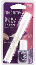 Nailene Skinny French Tip Pen+ UV To Coat White 61056