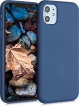 kwmobile telefoonhoesje geschikt voor Apple iPhone 11 - Hoesje voor smartphone - Back cover in donkerblauw