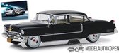 The Godfather 1955 Cadillac Fleetwood Series 60 (Zwart) (35cm) 1/18 Greenlight + Unieke modelauto sticker! | Modelauto - Schaalmodel - Model auto - Miniatuurauto - Miniatuurautos -