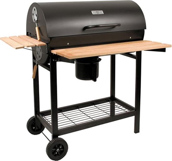 BBQ-Toro Houtskool grillwagen, Premium houtskoolbarbecue trolley,  rookoven, barbecue