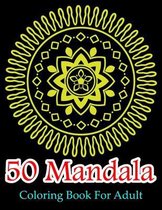 50 Mandala Coloring Book for Adult