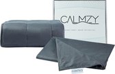 Calmzy Verzwaringsdeken Bundel 9 kg - Superior Chill - Verzwaringsdeken &  Verzwaringsdeken Hoes - 150 x 200 cm - Grijs