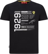 Scuderia Ferrari InfoGraphic T-shirt Black-5 L