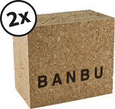 Banbu kurkbox zeephouder| Extra absorberend 	| 2 stuks