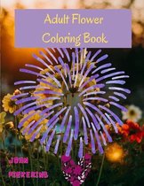 Adult Coloring Book -Flowers