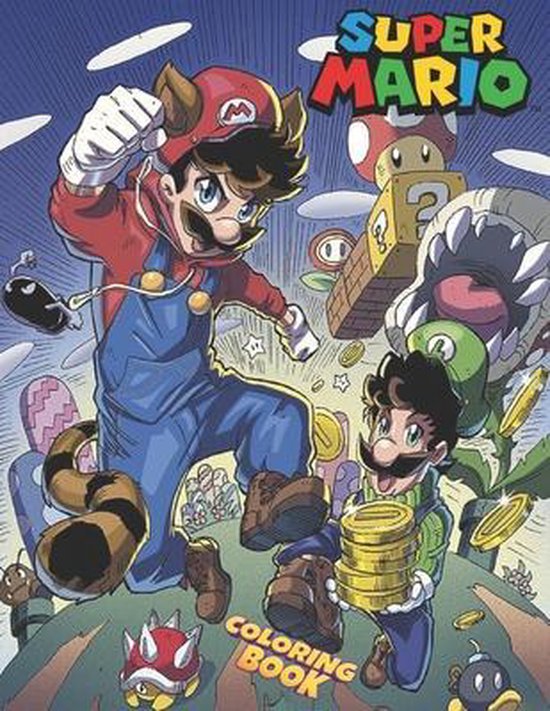 Super Mario: Jumbo Coloring Book