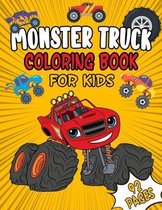 Monster Truck Coloring Book For Kids