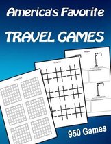 America's Favorite Travel Games Book Connect Four Tic-Tac-Toe Hangman