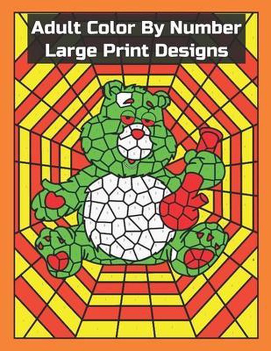 Adults Color By Number Large Print Designs, Justin Collins ...