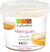 SCRAPCOOKING Schuimgebak - 3 gecanneleerde druppels voor het maken van gebak - 40 g