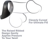 Silicone Taint-Alizer - Black - Cock Rings