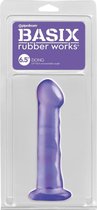 6.5" Dong with Suction Cup - Purple - Realistic Dildos