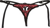 Scandal Thong Harness - Red - Pantie