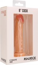 Realistic Cock - 8" - Skin - Realistic Dildos