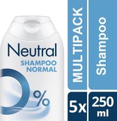 Neutral Shampoo 0% Parfum -  Gevoelige Huid - Voordeelverpakking - 5 x 250 ml