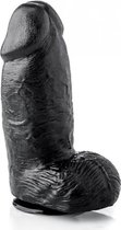 XXLTOYS - Shensan - XXL Dildo - Inbrenglengte 18 X 8 cm - Black - Uniek Design Realistische Dildo – Stevige Dildo – voor Diehards only - Made in Europe