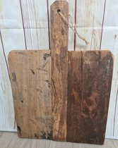 Snijplank oud hout - industrieel - vierkant - klein