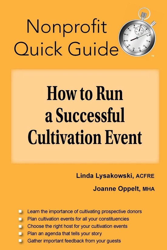 How to Run a Successful Cultivation Event - cover