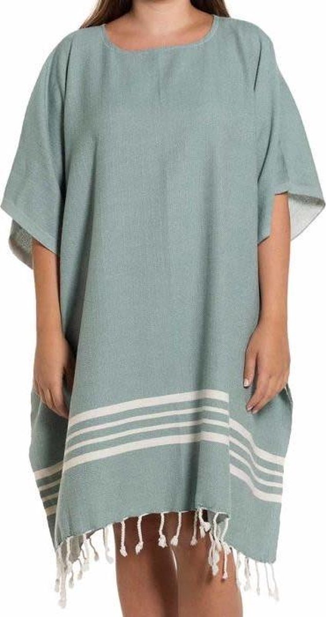 Strandtuniek Sultan Almond Green - volwassene - Strandmode - Beach-dress - Sarong dress