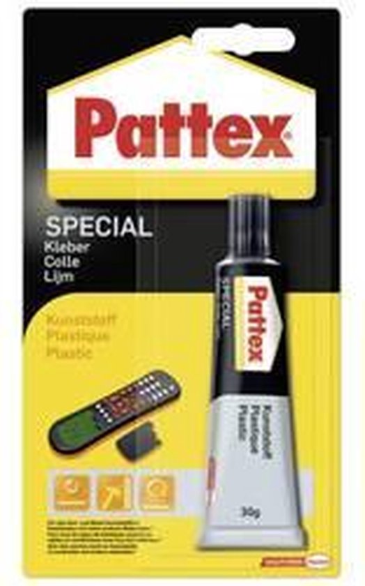 Samenstelling academisch Verstenen Pattex - Special plastic lijm - 30 Gram - Transparant | bol.com