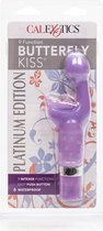 9-Function Butterfly Kiss Platinum Edition - Purple - Rabbit Vibrators - Design Vibrators