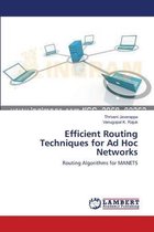 Efficient Routing Techniques for Ad Hoc Networks