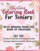 Christian Coloring for Seniors- Christian Large Print Coloring Book for Seniors