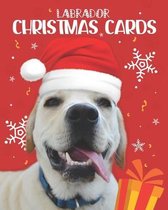 Labrador Christmas Cards: Photo Frame Greetings Cards In Pack & Handbook Gift For Labrador Retriever Lovers