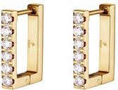 Yehwang Oorring Vierkant Strass Goud 0288819-188
