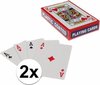 Afbeelding van het spelletje Speelkaarten setjes 2 stuks pakje rood en pakje blauw -  Speelkaarten - Spelkaarten -Poker Kaarten - 2 STUKS - Kaartspel - Boek Kaarten - Spel Kaarten