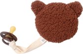 LOVEissue speenknuffel/doekje | teddy beer | mocha