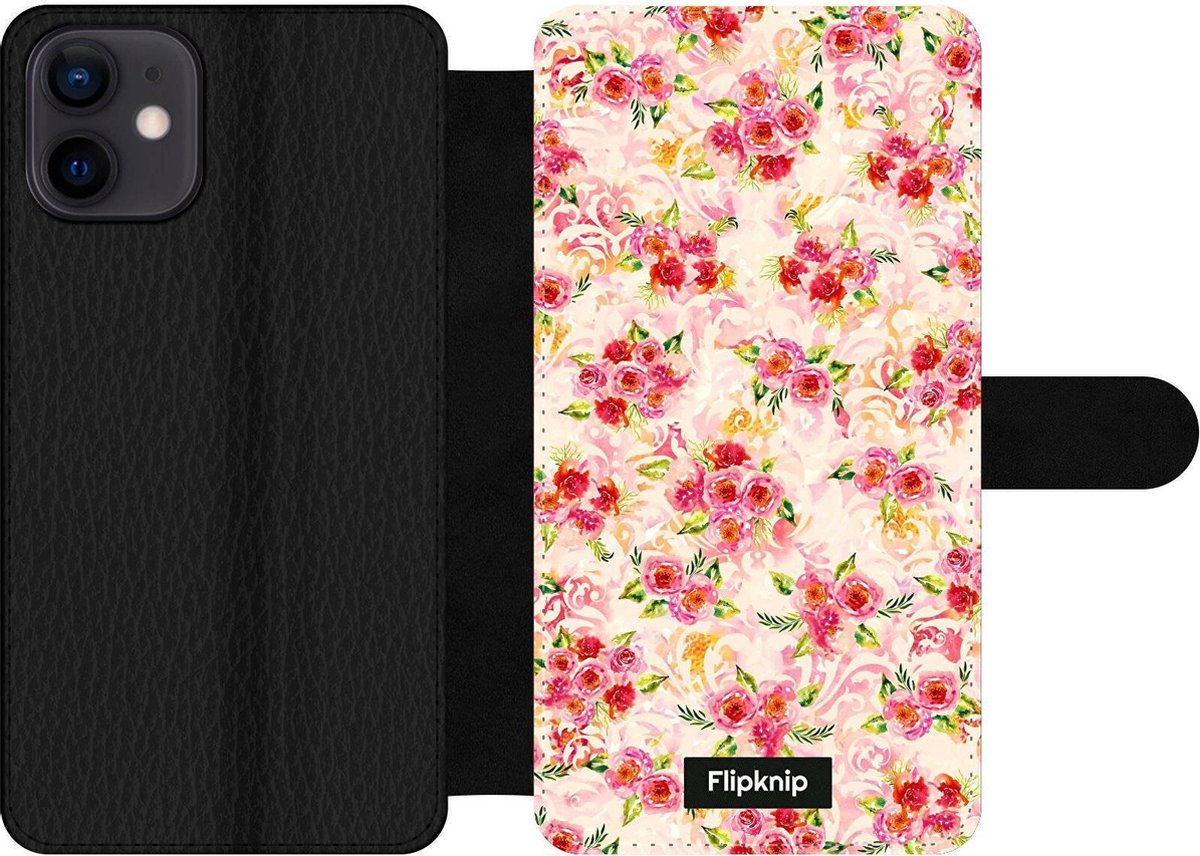 Wallet case - geschikt voor iPhone 12 Mini - Floral N°5