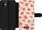 Wallet case - geschikt voor iPhone 12 Mini - Floral N°5