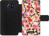Wallet case - geschikt voor Samsung Galaxy S6 Edge - Floral N°3
