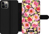 Wallet case - geschikt voor iPhone 12 - Floral N°3