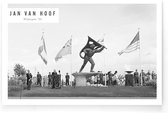 Walljar - Jan van Hoof '54 - Zwart wit poster